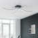 Lizetta 4-Light Wi-Fi Smart LED Semi Flush Mount with Remote Control