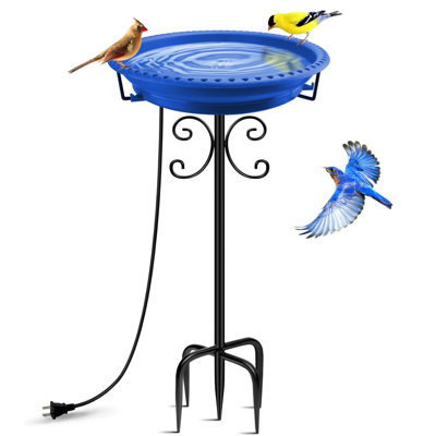 Heated Bird Bath for WinterHeated Bird Baths for Outdoors Thermostat Control