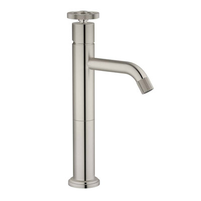 Robin Tall Mono Basin Mixer Tap - Brushed Nickel