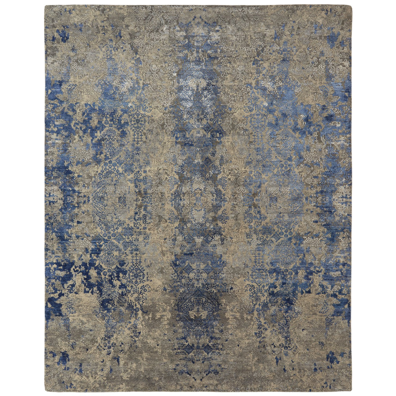 Handmade Shag Wool Area Rug, Rectangle 2' x 3'