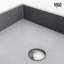 Coca Gothic 19" L x 15" W x 5" H Grey Handmade Rectangular Vessel Bathroom Sink