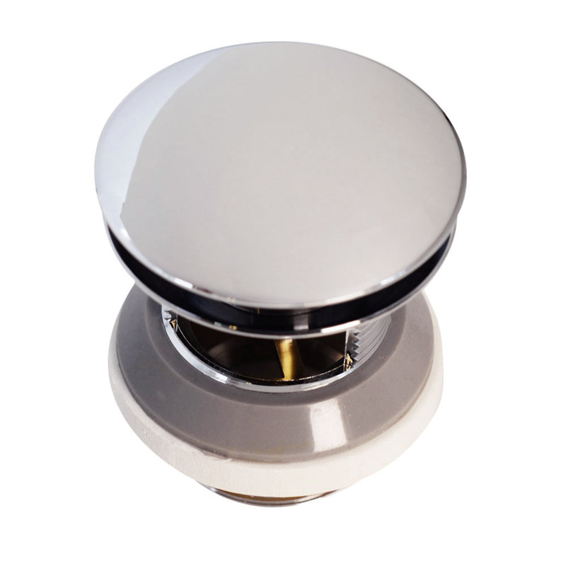 Drain de débordement intégré 1-1 / 2 po. Mécanisme NPSM à filetage large avec adaptateur ABS, Chrome poli