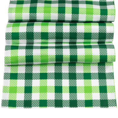 Runner Gingham Polyester Table Runner
