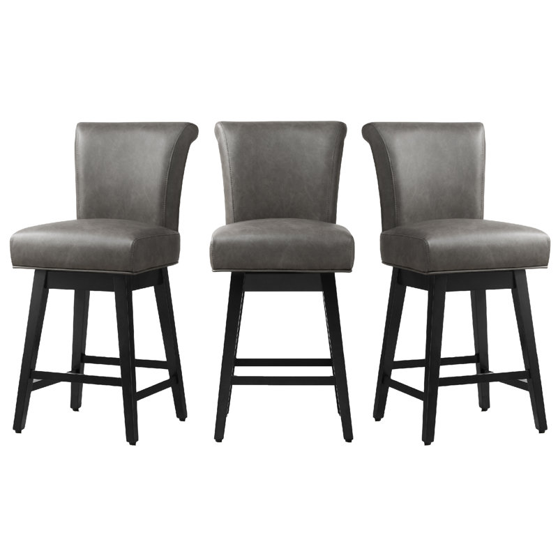Tabouret de comptoir 26 po Aoibhne, Gris