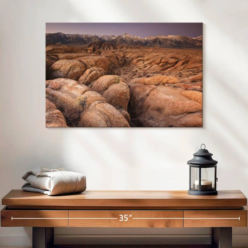Alabama Hills Rocks, H 16 po x l 24 po