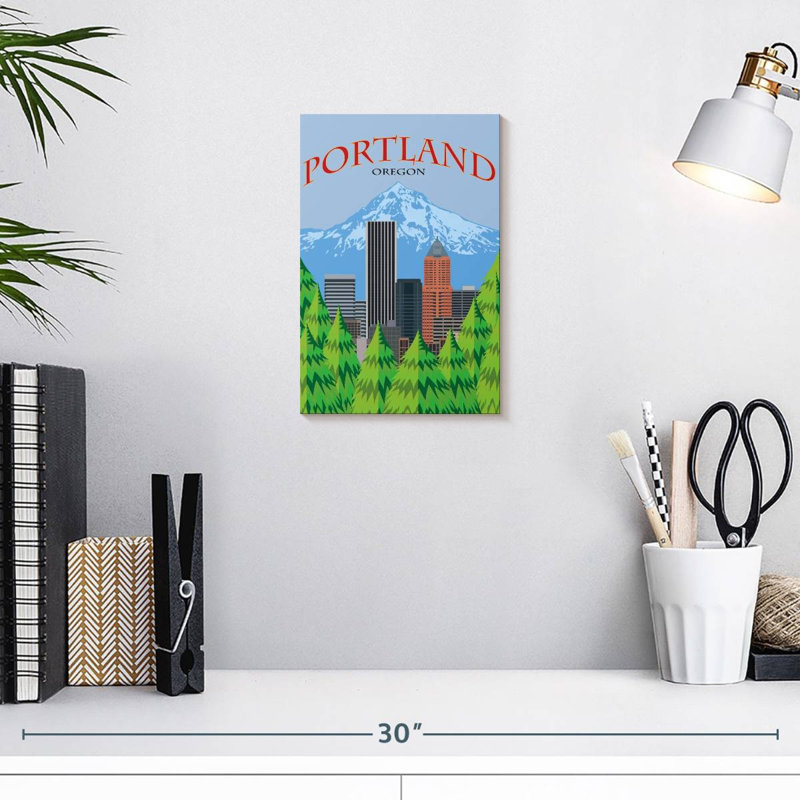 Sireci Portland Poster, 12" H x 8" W