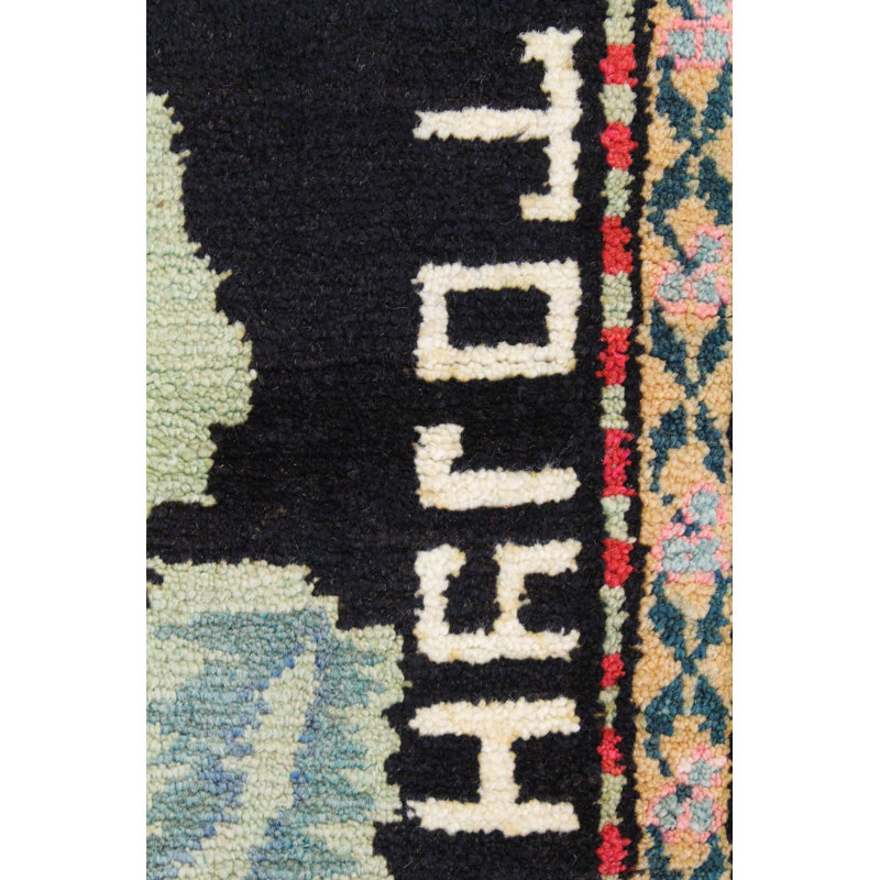 Pictoral Karabagh One-of-a-Kind 4'10" X 10'1" Area Rug