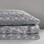 Ensemble de 3 draps de lit gris 100% flanelle de coton 100% coton-127237883
