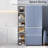 Imron Narrow Bookcase, Tall Corner Bookshelf for Bedroom, Living Room, Study-592389943-553525077