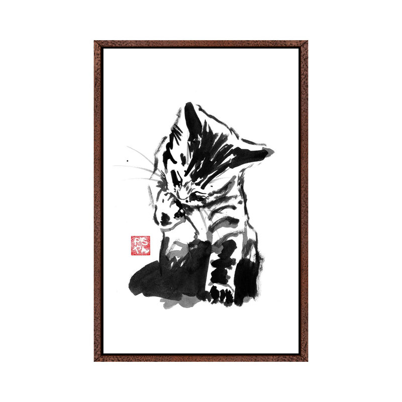 Washing by Péchane - Print on Canvas, Classic Brown Wood Framed, 152.5 cm H x 101.5 cm W