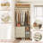 10ft Closet System with Wooden Drawers and Hanging Rods-1958101799