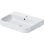 Duravit Happy D.2 Ceramic Rectangular Wall Mount Bathroom Sink with Overflow
