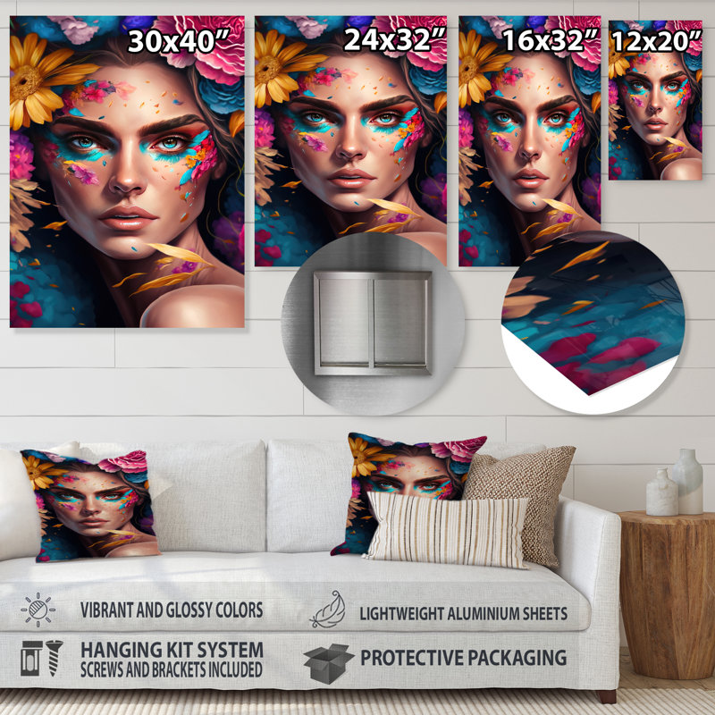 Wall Decor on Metal, 20" H x 12" W x 1" D