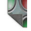 Tapis vert/gris/rouge à motifs-1372041475