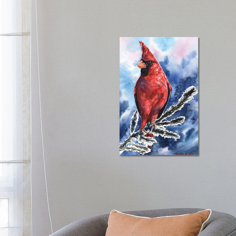 Cardinal by George Dyachenko - Wrapped Canvas Gallery-Wrapped Canvas Giclée, 66.04 cm H x 45.72 cm W