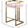Isam Upholstered Counter Stool with Metal Frame