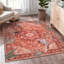 Tapis oriental oriental à motif tigré et lavable à la machine-1421030