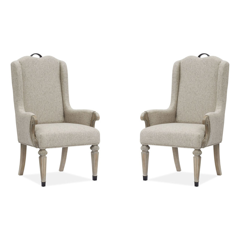 Chaise avec accoudoirs beige