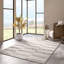 Tapis ivoire / naturel tissé à plat à la main Garvin-468399236