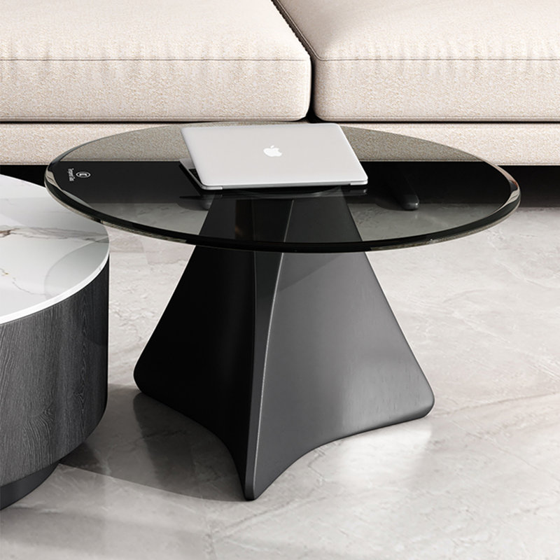 Ensemble de table basse Rock Plate, H 13,8 po x L 31,5 po x l 31,5 po 