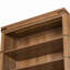 Bibliothèque de 83,4 po de hauteur avec portes, bibliothèque de style campagnard avec tablettes réglables à 3 niveaux, tablettes avec éclairage à DEL, grande armoire de rangement pour le salon, bureau à domicile
