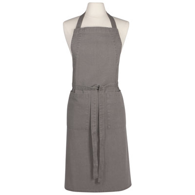 No Holiday Cotton Bib Apron