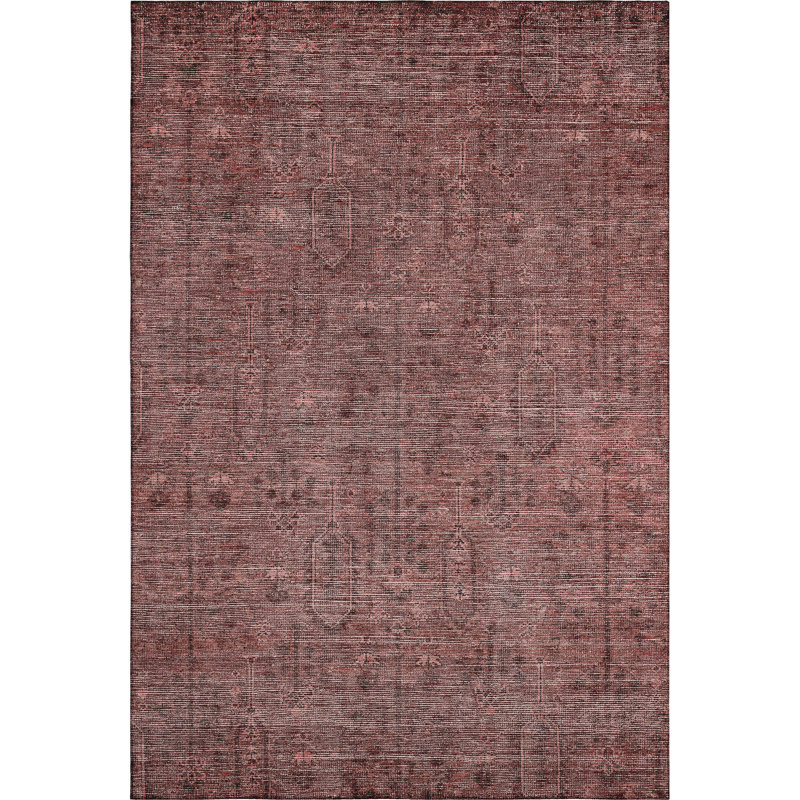 Premium Machine Washable Prisco Paprika Rug, Rectangle 8' x 10'