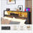 Black Full / Double Bed-486660039