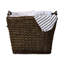Hand Woven Wicker Laundry Basket with Handles