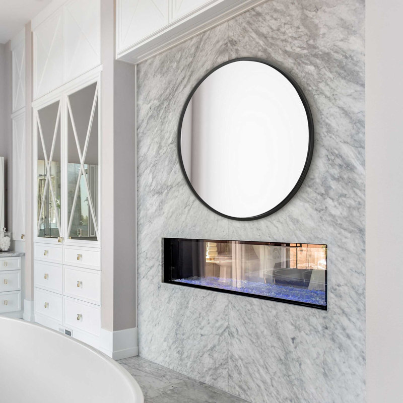Warren Round Wall Mirror, 43" x 43"