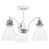 White/Brushed Nickel selected