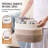 Cotton Rope Basket 3 Packs 22L Woven Storage Basket for Organizing