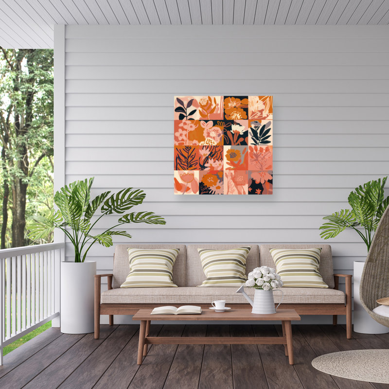 Treechild  Flower Memory Outdoor  Canvas, H 14 po x l 14 po