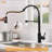 Touchless Kitchen Faucet,Hands Free Automatic Smart Kitchen Faucet Black Smart Kitchen Faucet-118350782