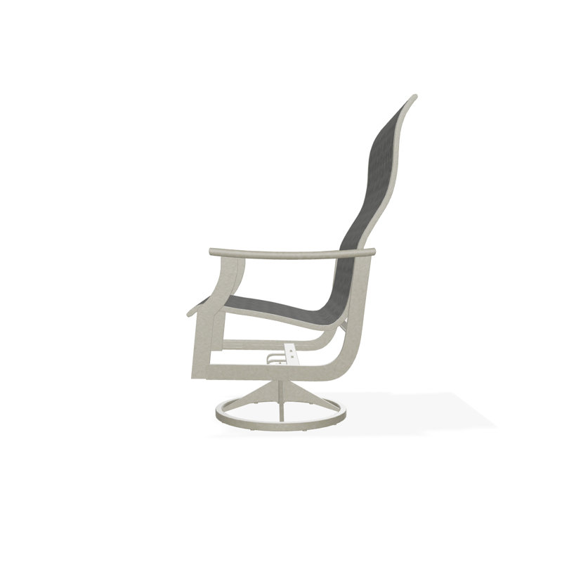 St. Catherine Polymer Outdoor Lounge Chair, Storm, Burke