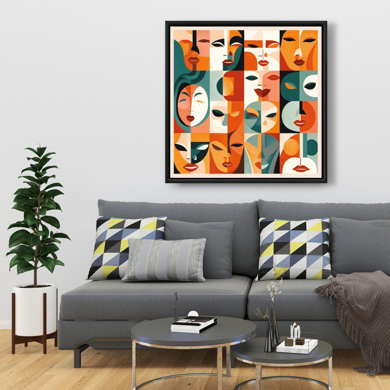 The Faces Print On Canvas
