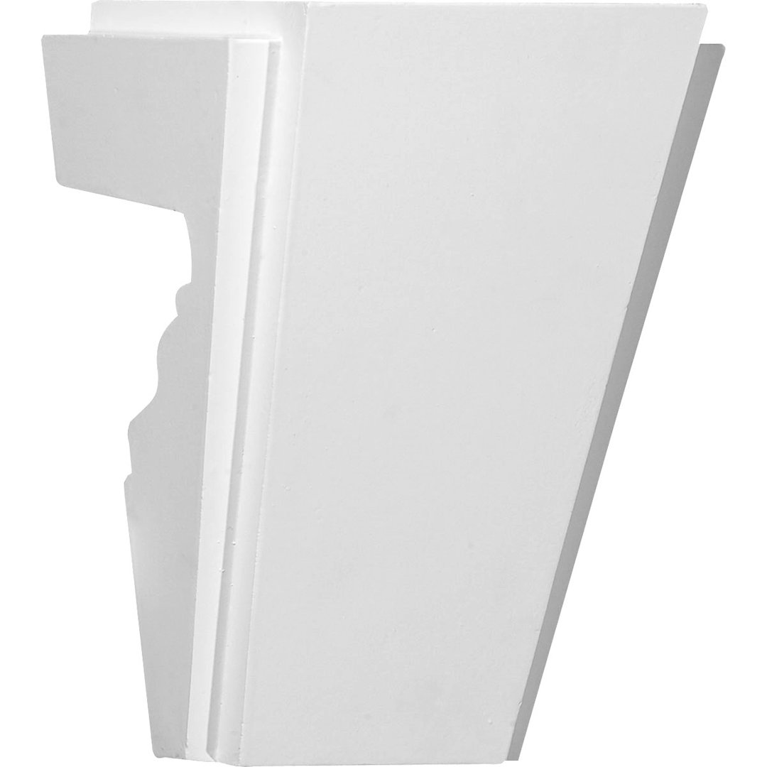 Bangor 8'' H x 5.75'' W x 4.625'' D Urethane Keystone Ekena Millwork