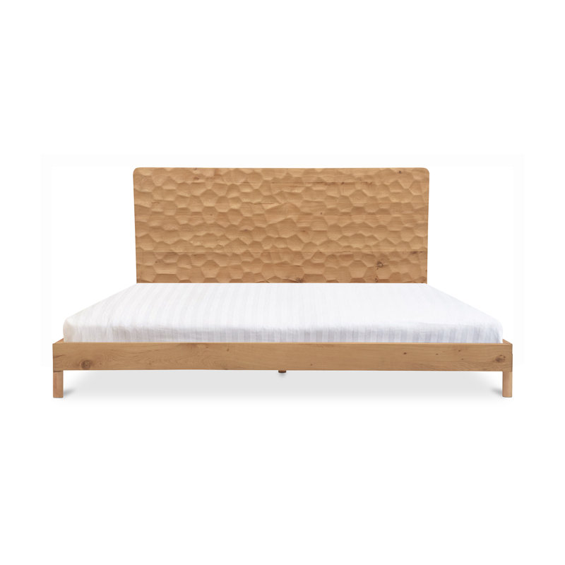 Marsa Upholstered Bed, Brown, Queen