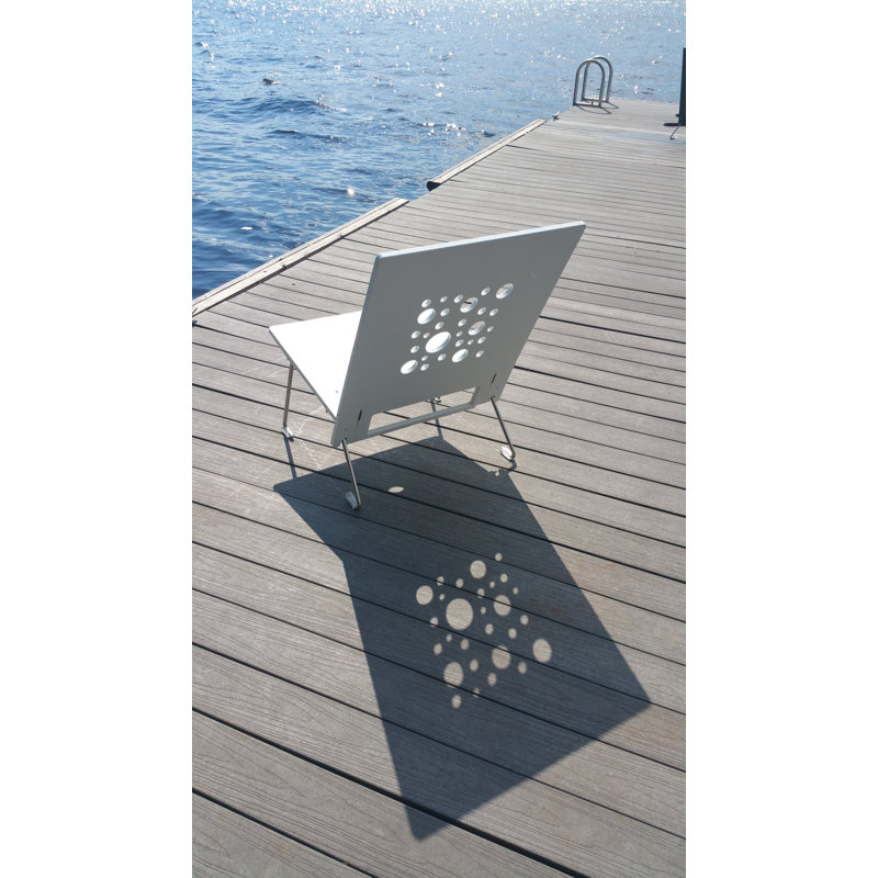 Killingsworth Outdoor Lounge Chair, White