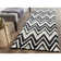 Sanyla Hand Tufted Wool Chevron Rug