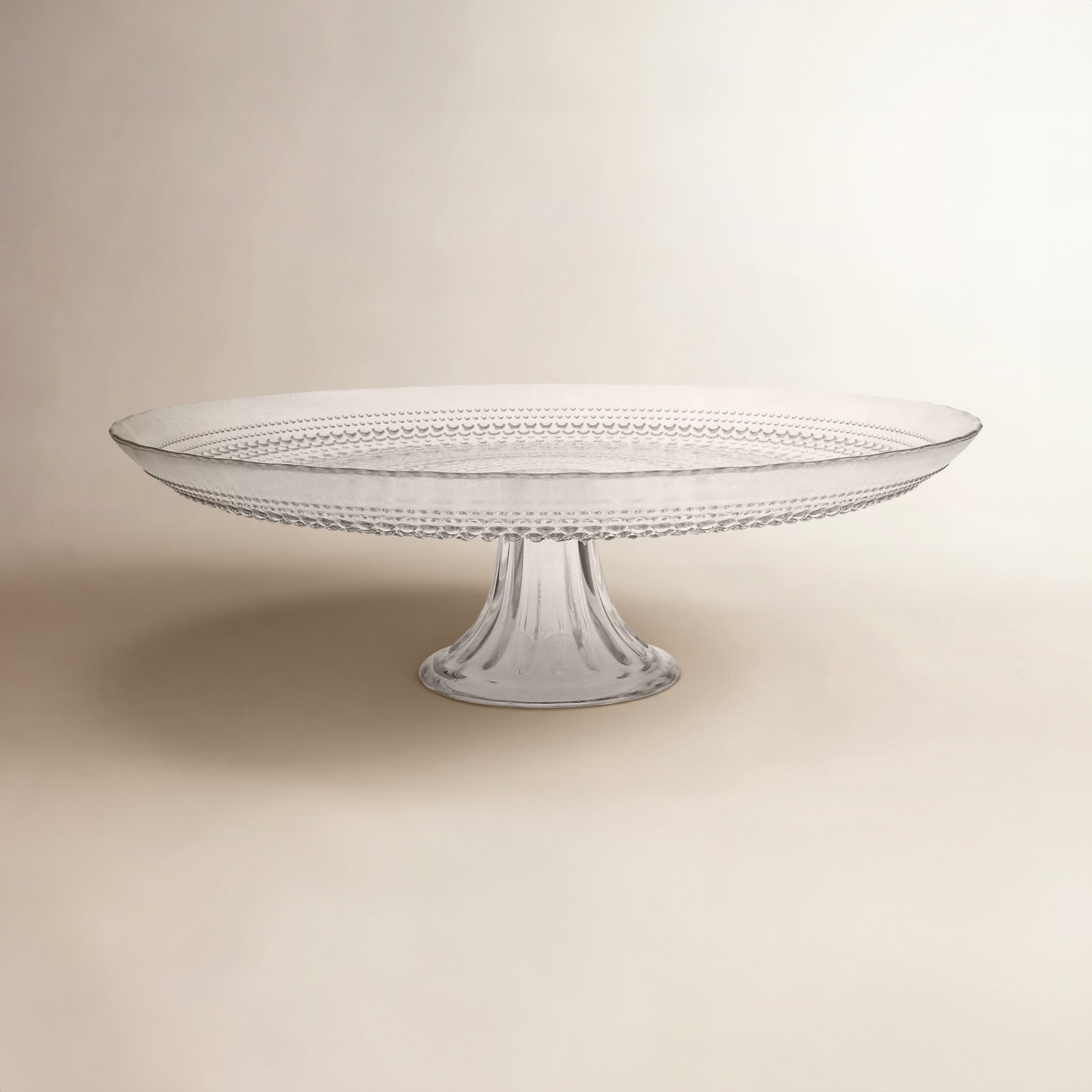 Jupiter Cake Stand, Clear