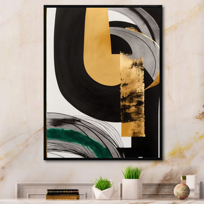 Art moderne moderne vert II - impression sur toile