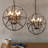 6 - Light Satin Black Sphere Pendant