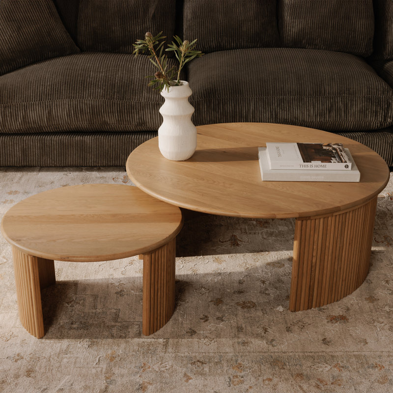 Penny Small Coffee Table Dark Brown, 15.75" H x 39" L x 39" W, Espresso