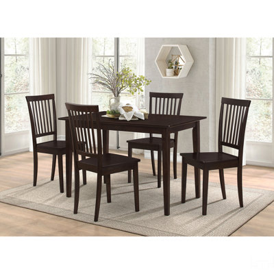 Gergana 4 - Person Four Leg Dining Set
