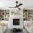 60 Inch Modern Black Ceiling Fan With Light 3 Solid Wood Blades Remote Control Reversible DC Motor With Dimmable LED-1148918023-1148918028-1148918024