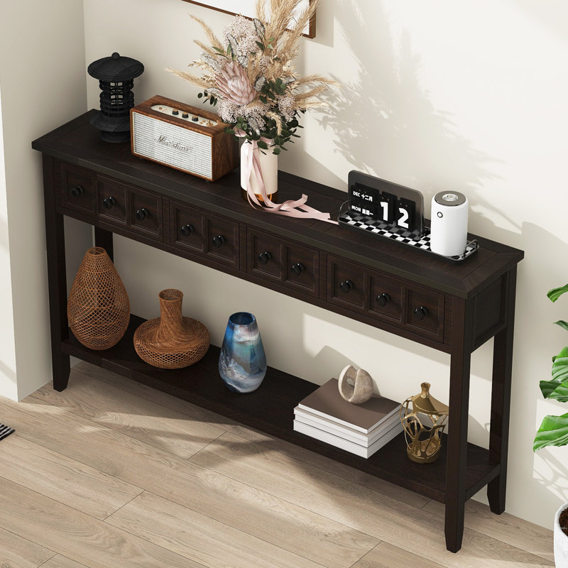 Dalaina 60.03" W Console Table, Espresso