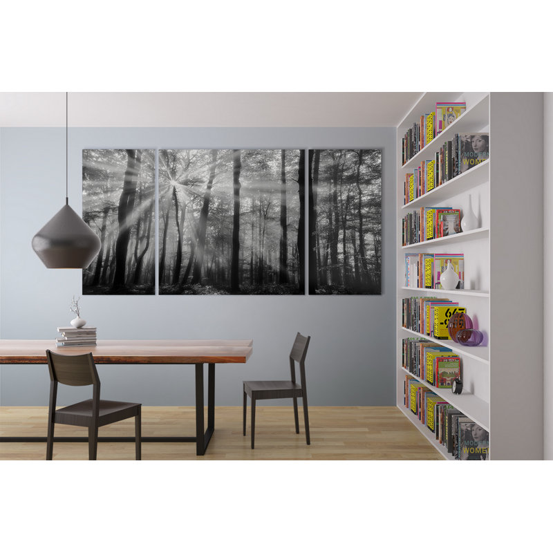" Breaking Through " 3 - Pieces, 40" H x 80" W x 1.5" D