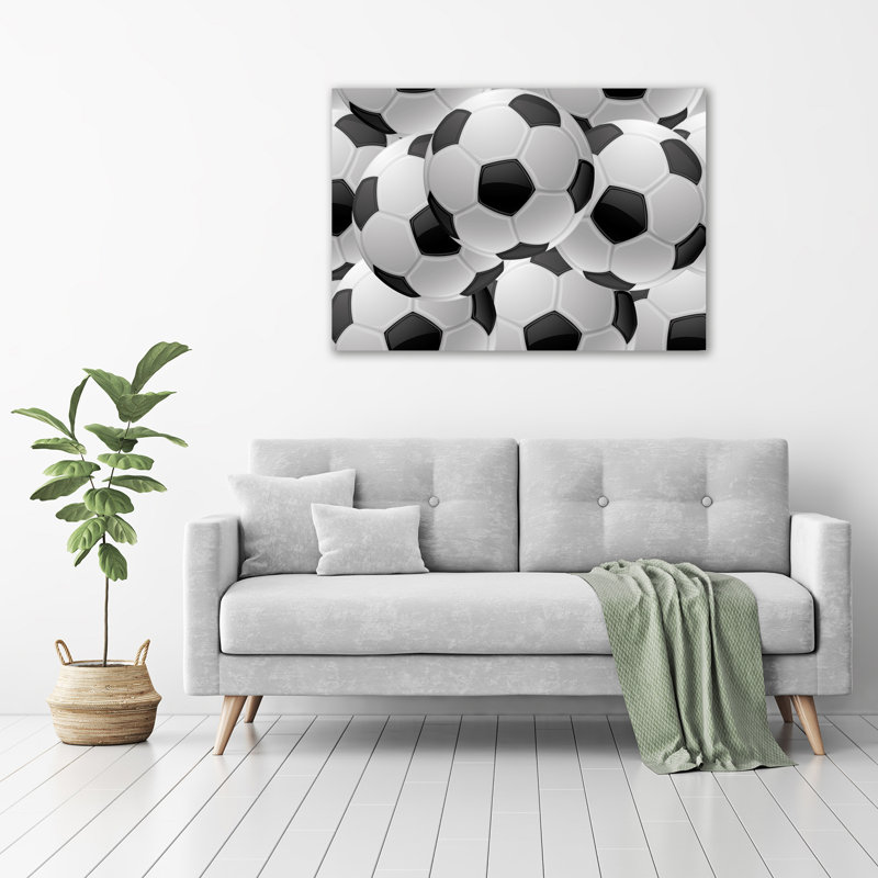 Football - No Frame Print on Glass