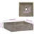 VidaXL Sink 15.7"x15.7"x3.9" Marble-92930578
